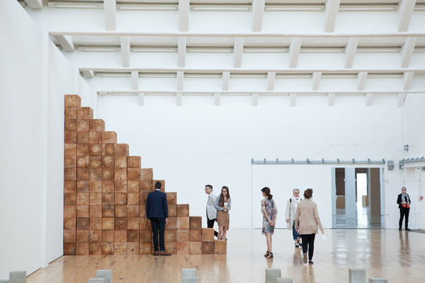 Installation view, Sculpture as Place, 1958 – 2010, Riggio Galleries, New York.