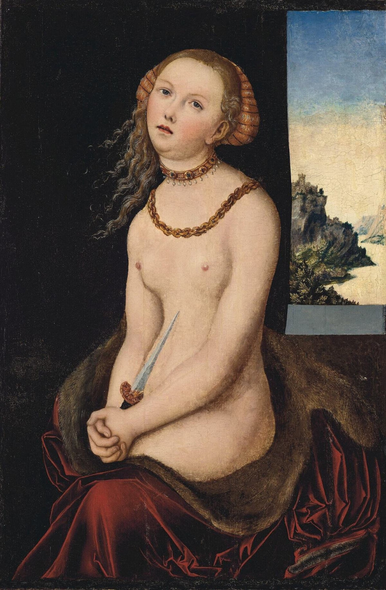 LUCAS CRANACH LUCRETIA, 1527