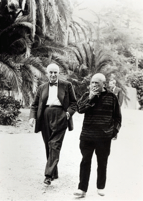 PABLO PICASSO AND ART DEALER DANIEL-HENRY KAHNWEILER