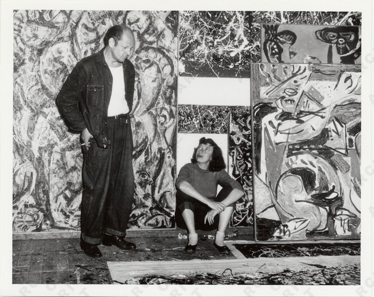 LEE KRASNER WITH JACKSON POLLOCK